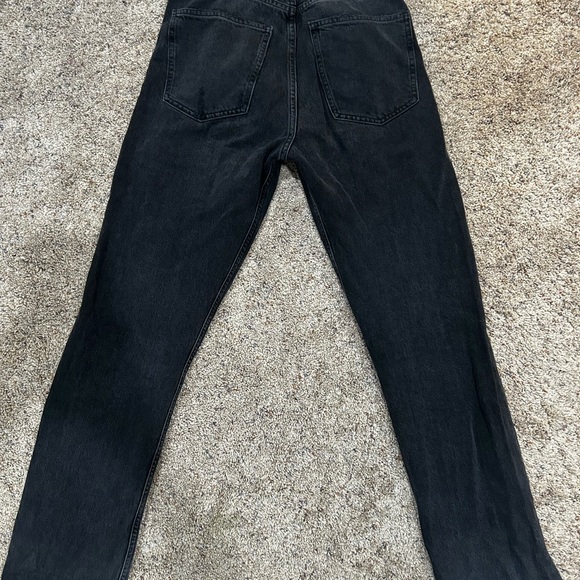 AGOLDE 90s Pinch Waist Black Distressed Jean - Picture 5 of 6